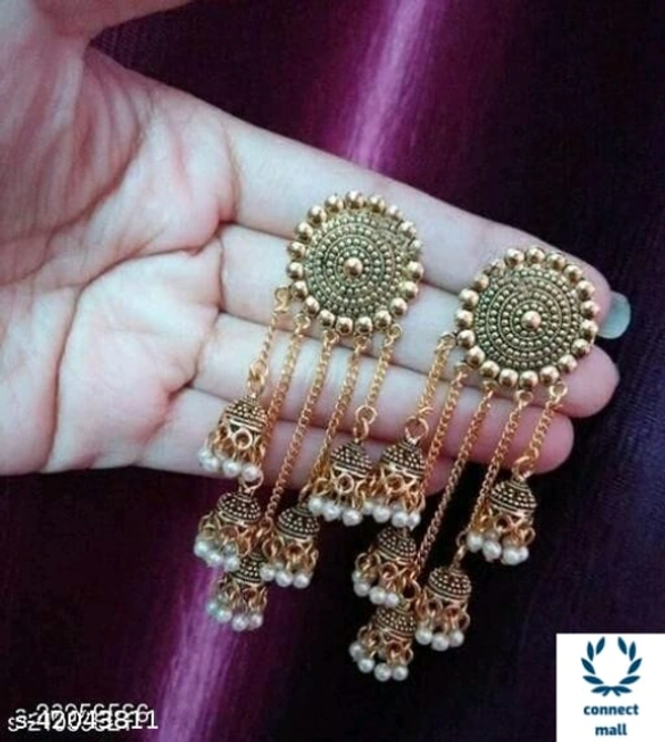 Casual Earrings & Studs - Alloy, Jhumka, Chandelier, Pack of:1